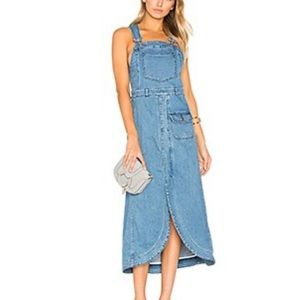 See by Chloe Denim Overall Dress